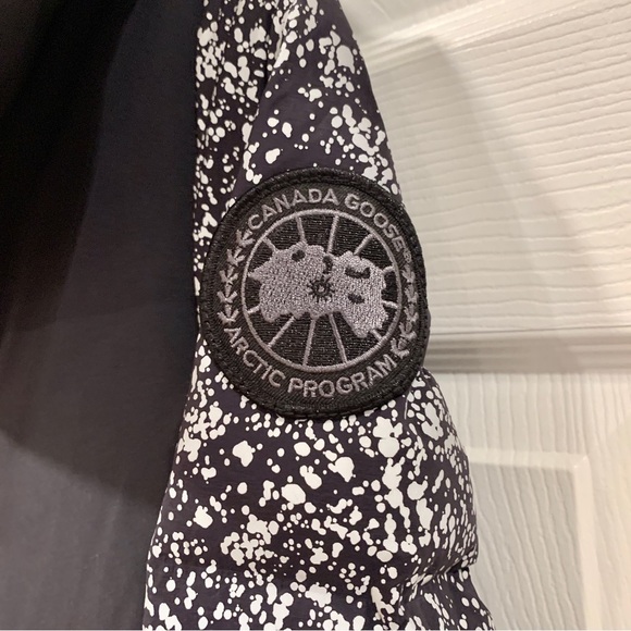 ๐ Canada Goose Black Label CW Hybridge Down Reflective Long Puffer Coat XS - Picture 9 of 16